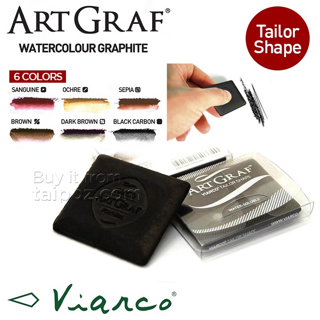 Chì nước ArtGraf Carbon Disc, dạng thỏi nén