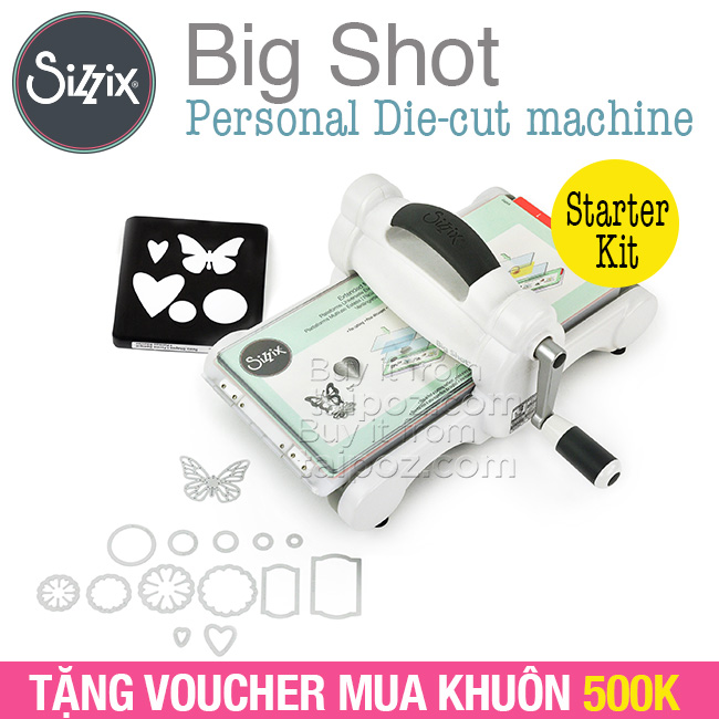 Máy die-cut Sizzix Big Shot, bộ Starter