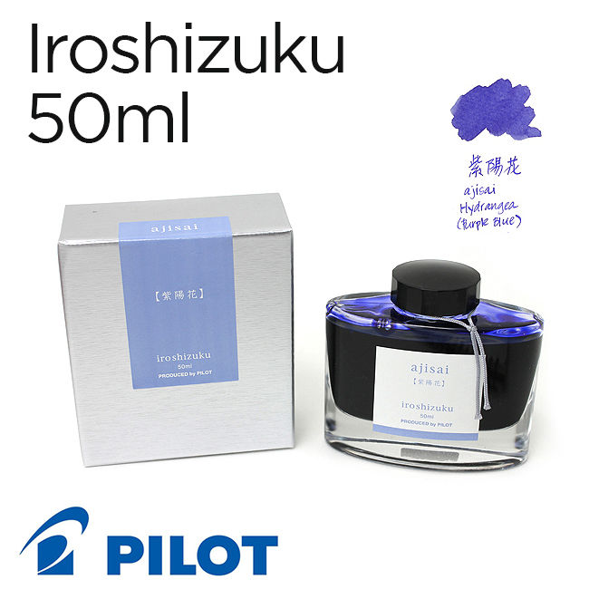 Mực Pilot Iroshizuku, 50ml, Ajisai (Hoa dương tử)