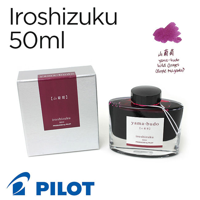 Mực Pilot Iroshizuku, 50ml, Yama-budo (Đỏ nho rừng)