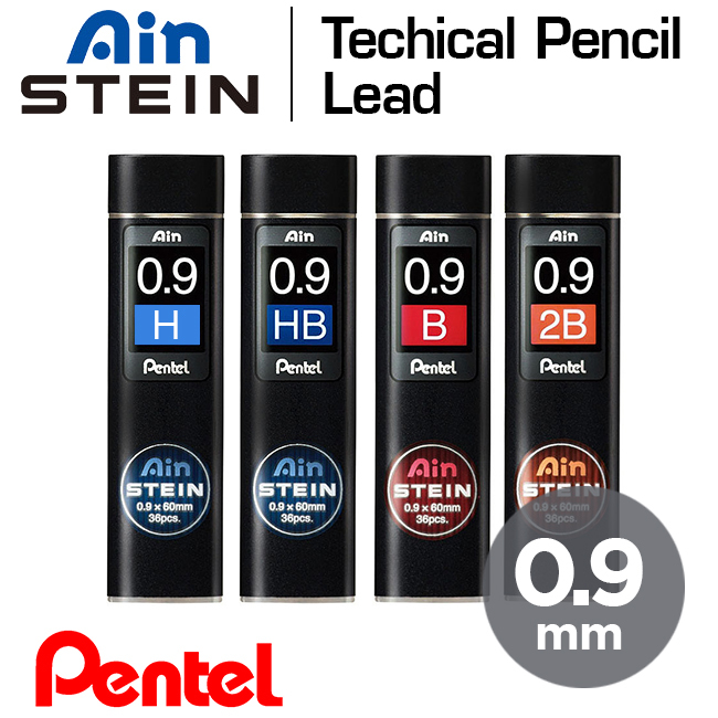 Ruột chì kim Pentel Ain Stein, 0.9mm