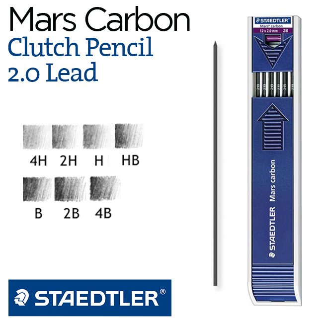 Ruột chì 2mm Staedtler Mars Carbon