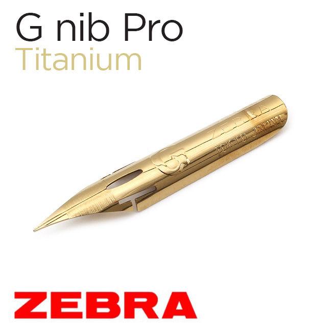 Ngòi Zebra G mạ titan