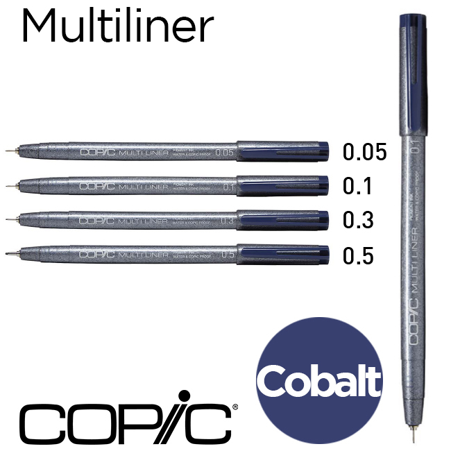 Bút đi nét Copic Multiliner - Màu Cobalt