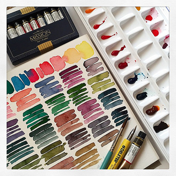 Màu nước Mijello Mission Gold, tuýp 15ml màu lẻ