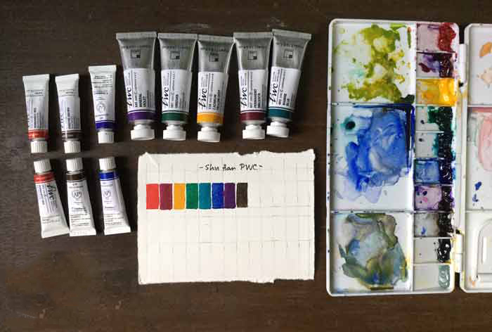 Màu nước ShinHan Extra Fine Artist, tuýp 15ml