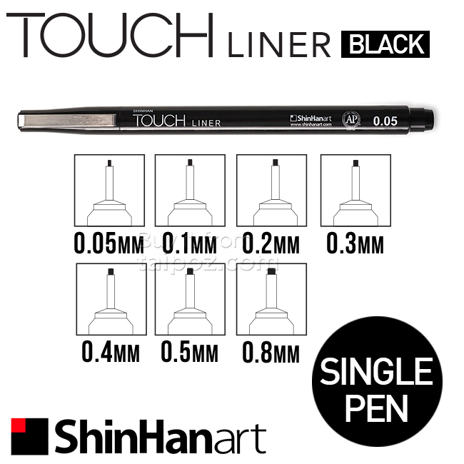 Bút đi nét Touch Liner, cây lẻ