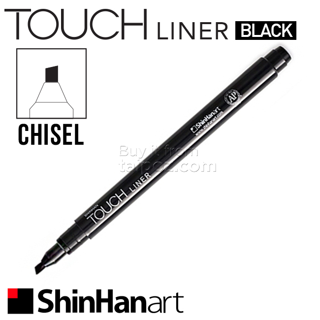 Bút Touch Liner, nét chisel