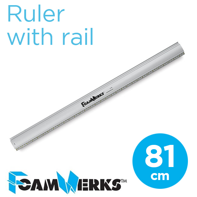 Thước thẳng có rãnh trượt FoamWerks