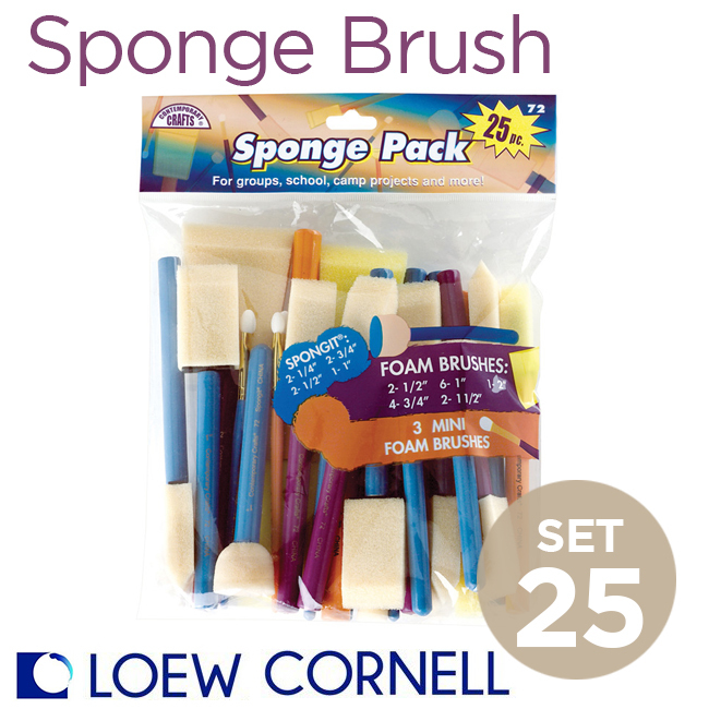 Bộ cọ foam Loew Cornell 25 món