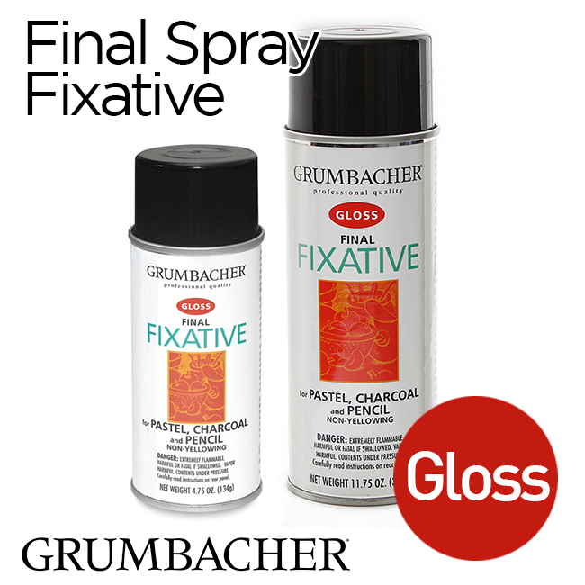 Keo xịt bảo vệ màu fixative Grumbacher - Gloss