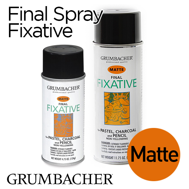 Keo xịt bảo vệ màu fixative Grumbacher - Matte