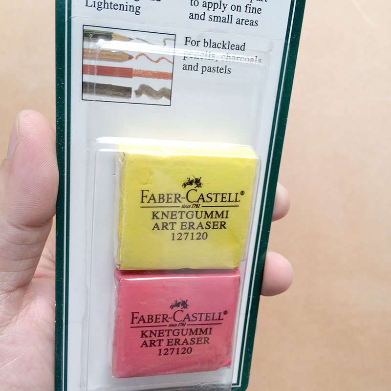 Gôm đất sét Faber-Castell Kneaded Art, set 2