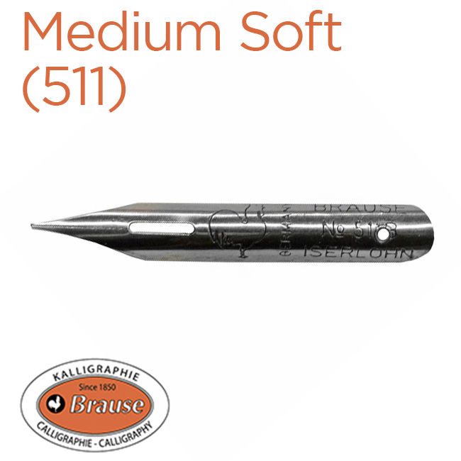 Ngòi Brause Medium Soft (511)