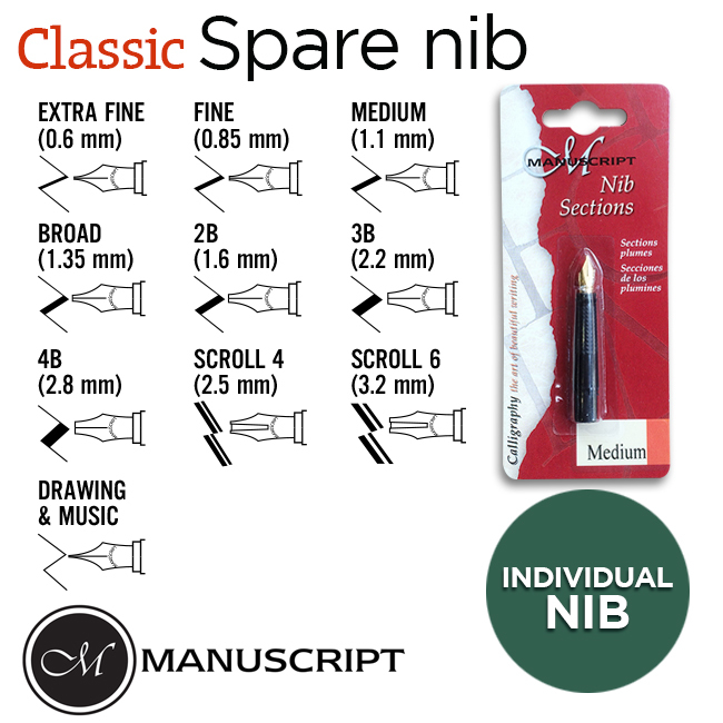 Đầu bút rời Manuscript Classic