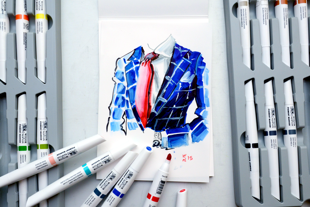 Bút marker Winsor & Newton Pigment, cây lẻ