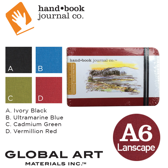 Sổ ketchbook Hand Book Artist Journals, khổ A6 - Landscape