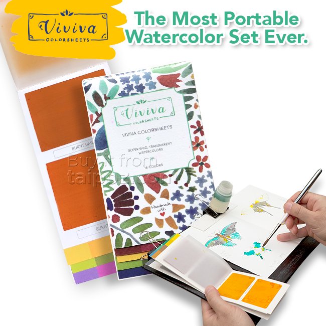 Màu nước Viviva Colorsheets