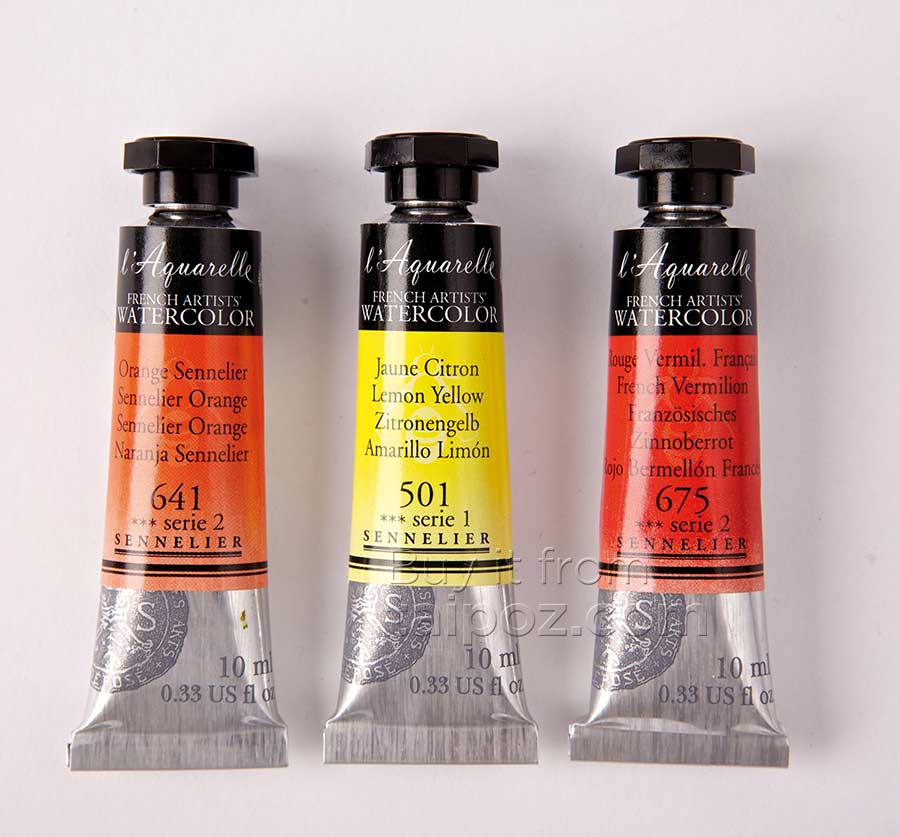 Màu nước hạng họa sĩ Sennelier Aquarelle, tuýp 10ml