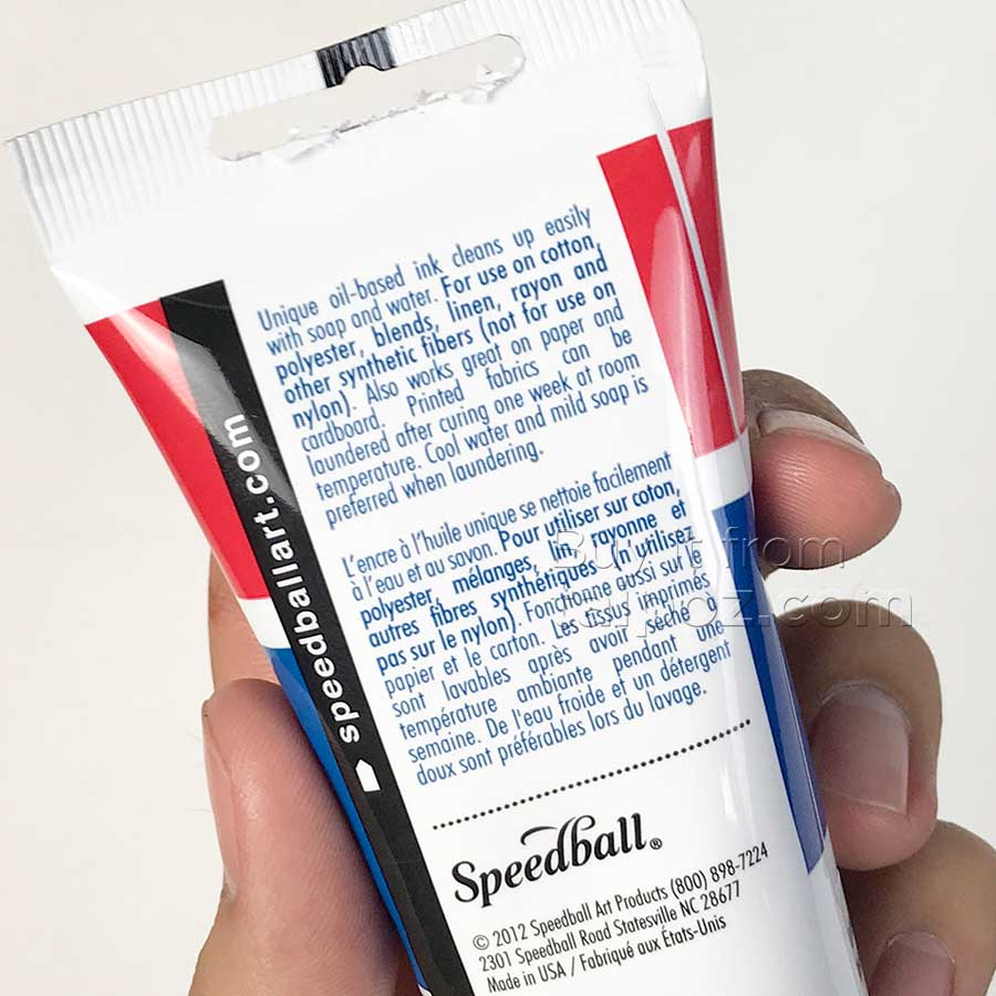 Mực in block-printing trên vải Speedball Fabric