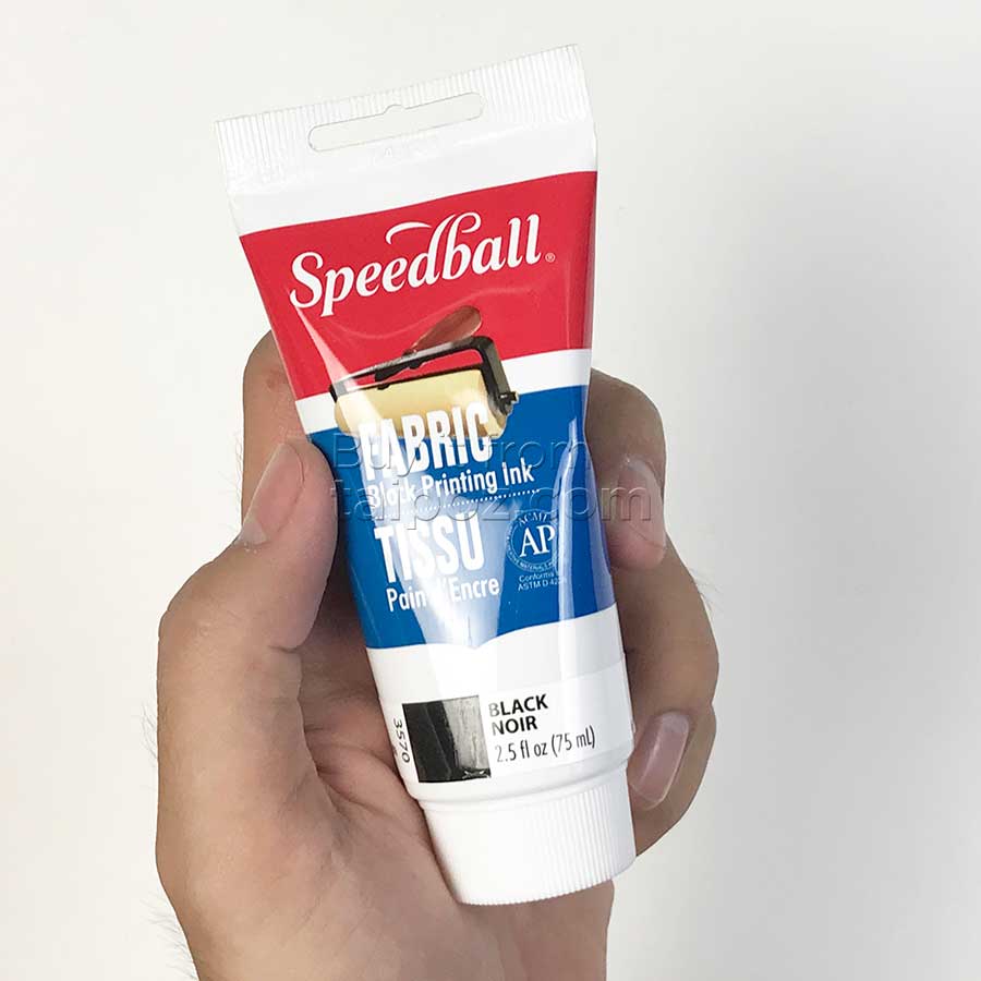 Mực in block-printing trên vải Speedball Fabric
