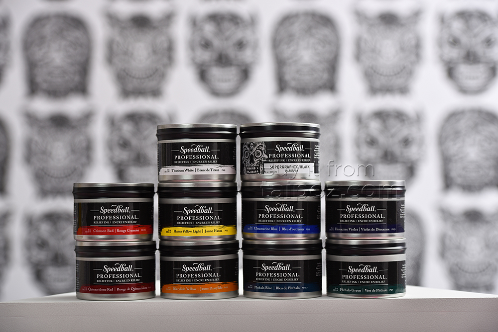 Mực in khắc nổi Speedball Professional Relief Ink