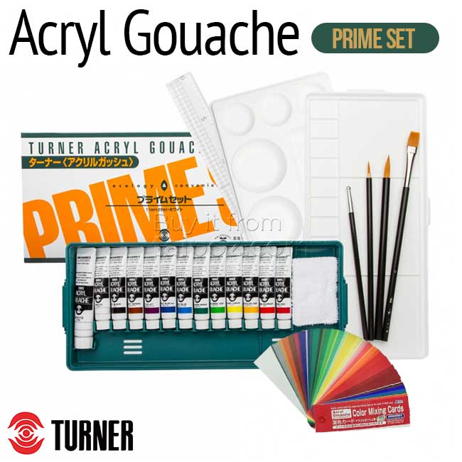 Màu Turner Acryl Gouache, Prime set