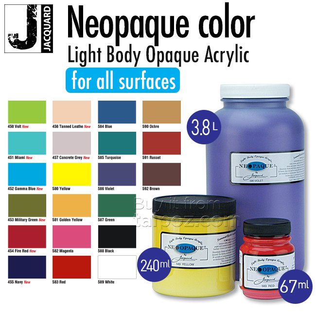 Màu vẽ đa chất liệu Jacquard Neopaque