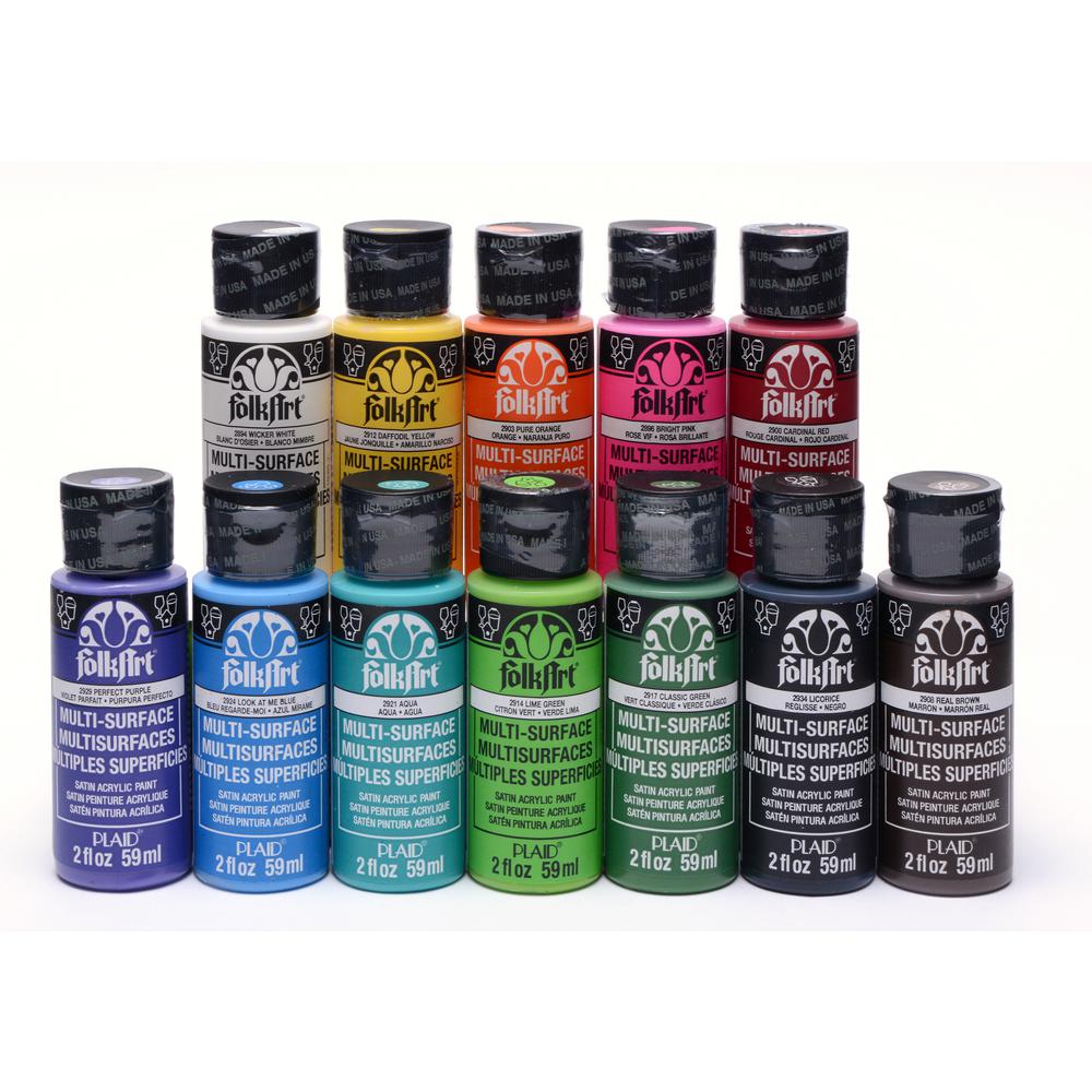 Màu vẽ trang trí FolkArt Multi-surface, màu lẻ