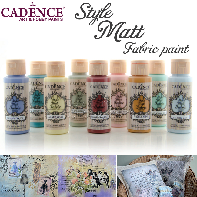 Màu vẽ vải Cadence Style Matt