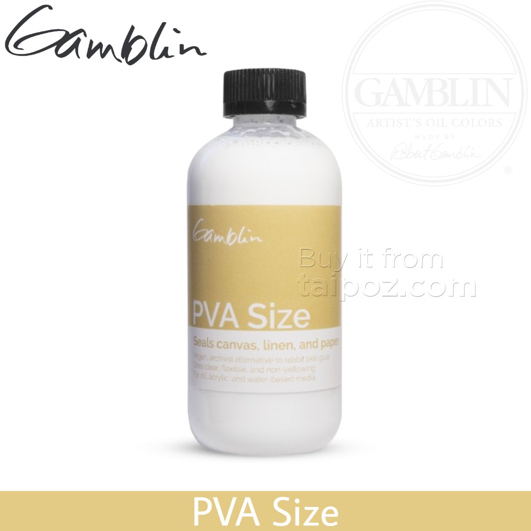 Chất hồ keo canvas và giấy Gamblin PVA Size