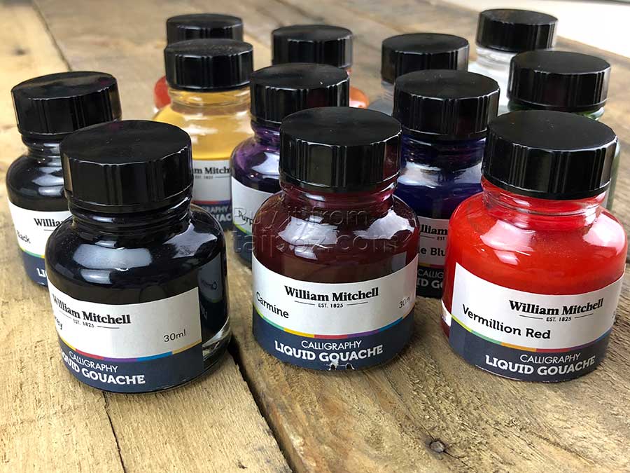 Màu gouache lỏng William Mitchell