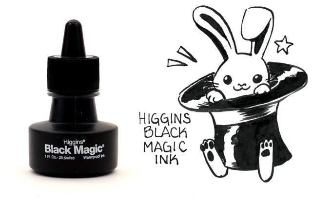 Mực Higgins Black Magic Waterproof