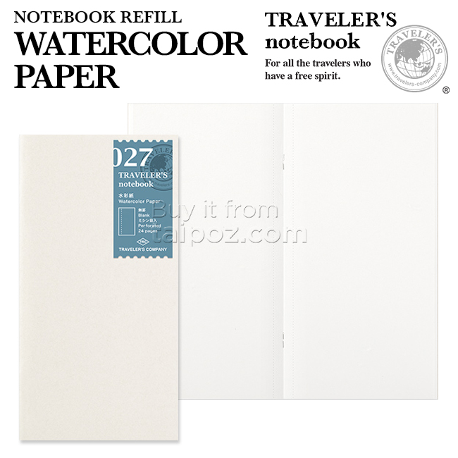 Sổ giấy vẽ màu nước 027 Midori