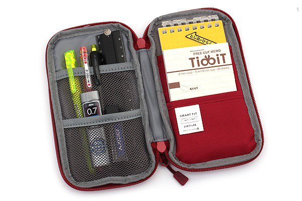 Túi vải đựng bút Lihit Lab Smart Fit ACTACT, kiểu compact