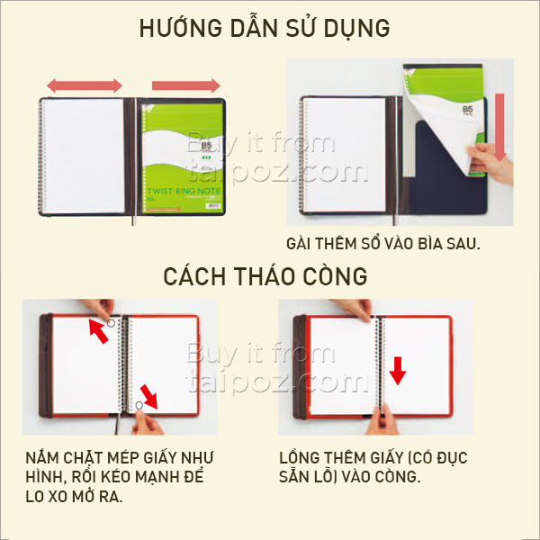 Sổ vải đa năng Lihit Lab Smart Fit, khổ B5