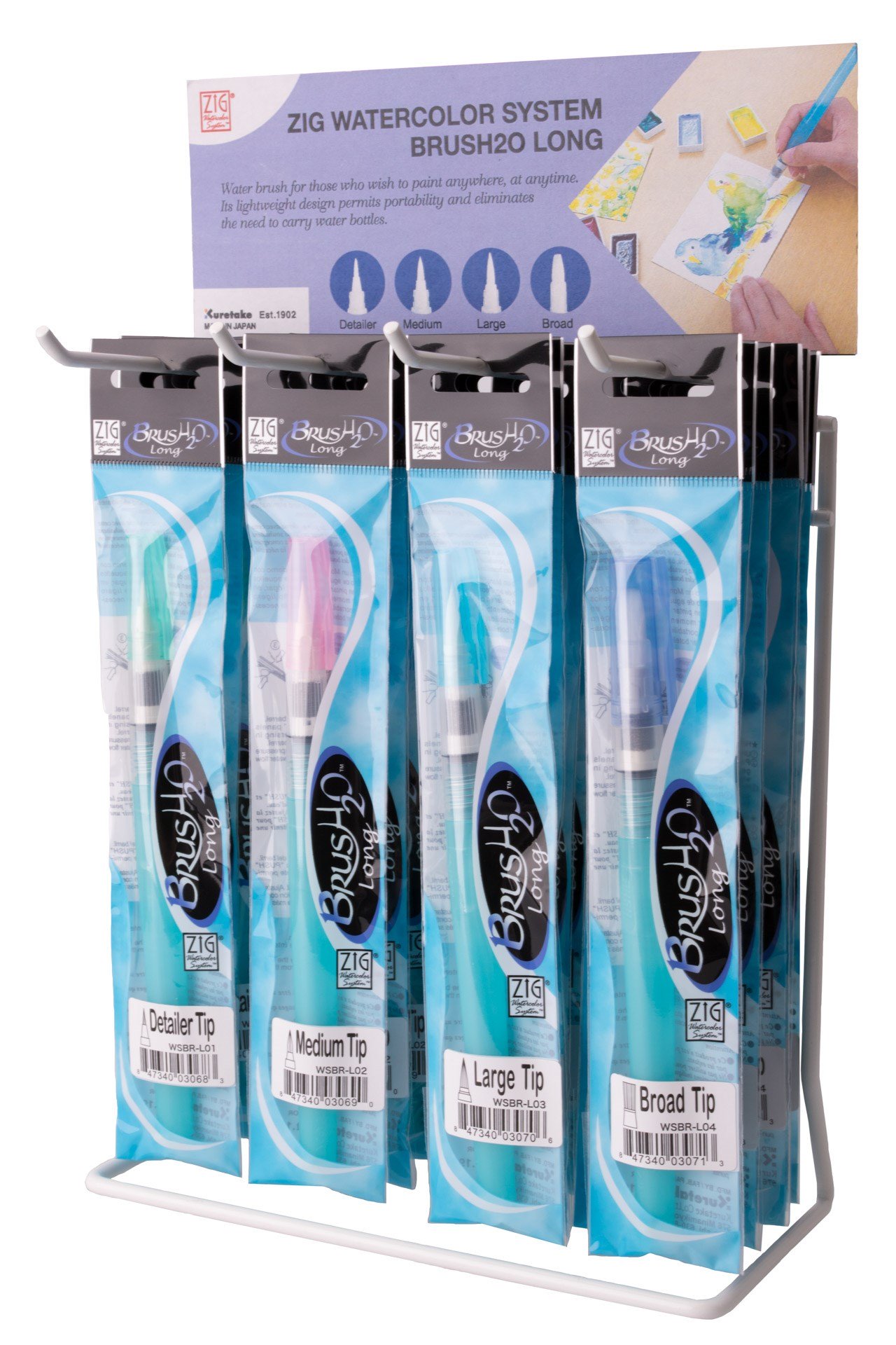 Bút cọ nước Kuretake BRUSH20, thân dài