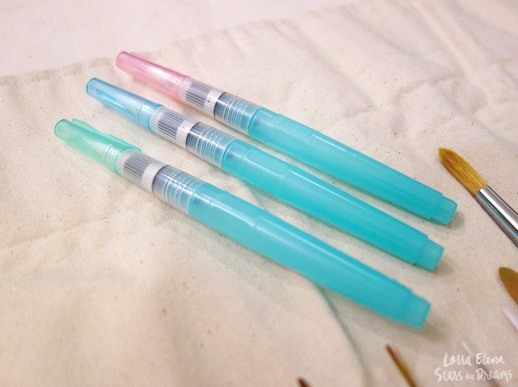 Bút cọ nước Kuretake BRUSH20, thân dài