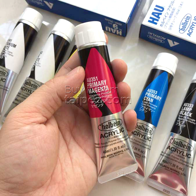 Màu Acrylic Holbein Heavy Body 40ml, màu lẻ