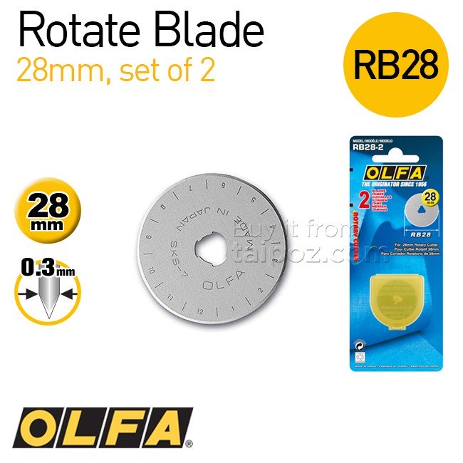 Lưỡi dao tròn xoay Olfa RB28 28mm