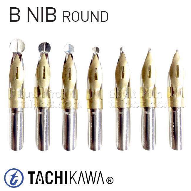 Ngòi Tachikawa B nib (round nib)
