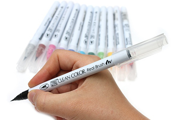 Bút lông ZIG Clean Color Real Brush, cây lẻ