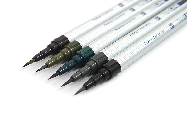 Bút lông nét mảnh Akashiya Sai Thin Line, màu lẻ