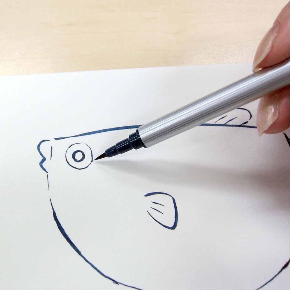 Bút lông nét mảnh Akashiya Sai Thin Line, màu lẻ