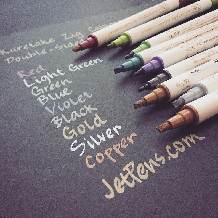 Bút viết Zig Calligraphy Metallic Colours, cây lẻ