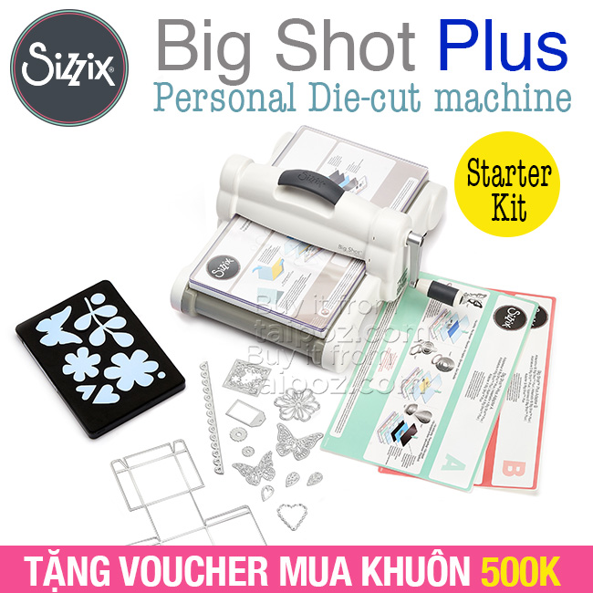 Máy die-cut Sizzix Big Plus, bộ Starter