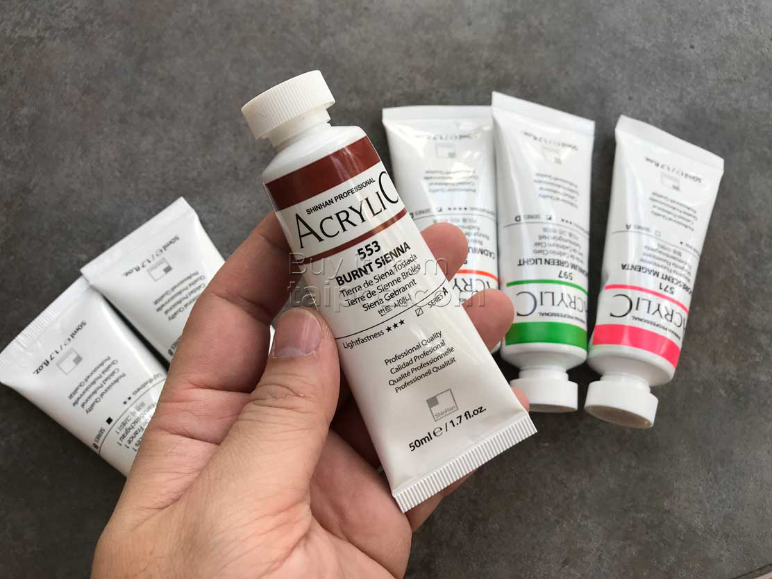 Màu acrylic ShinHan Professional, tuýp 50ml