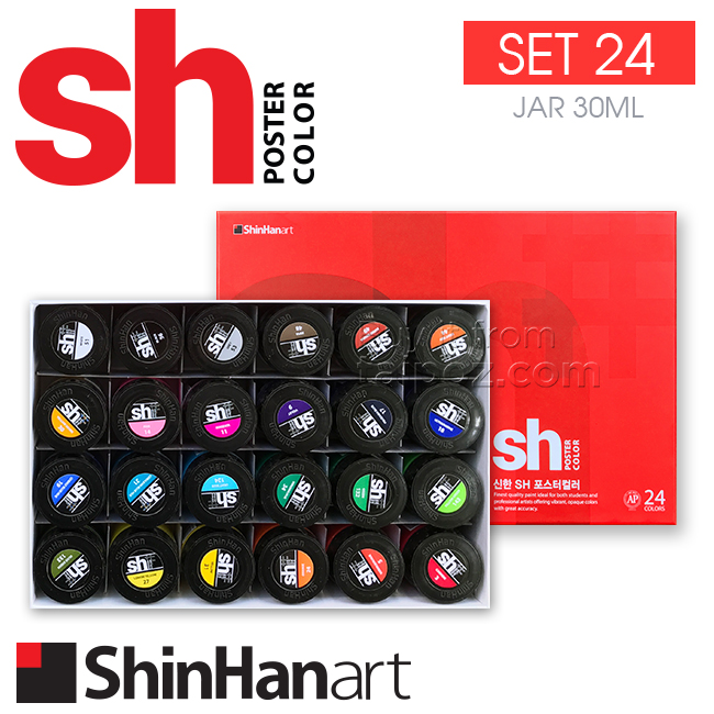 Màu poster SH, hộp 24 màu