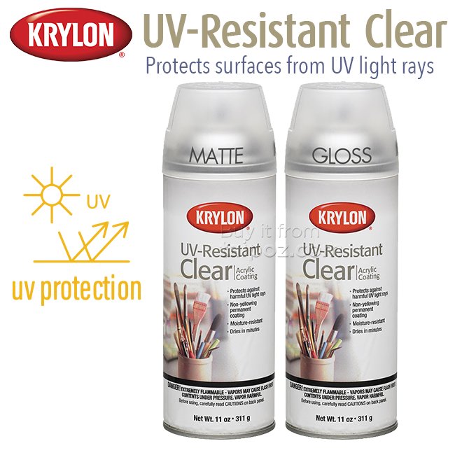 Keo xịt bảo vệ Krylon UV-resistant
