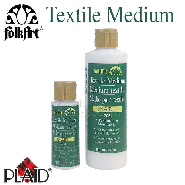 Phụ gia giúp vẽ màu acrylic lên vải FolkArt Textile Medium